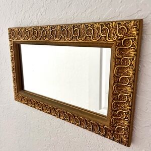 Small, rectangular antique mirror